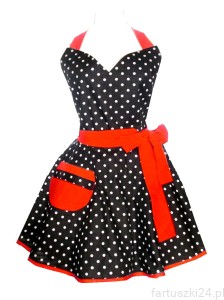 Fartuch fartuszek jak sukienka pin-up handmade 