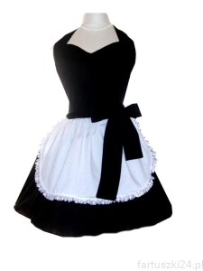Fartuch fartuszek jak sukienka pin-up handmade  