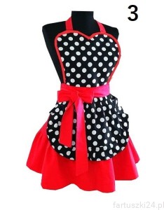 Fartuch fartuszek jak sukienka pin-up handmade  (1)
