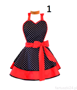 Fartuch fartuszek jak sukienka pin-up handmade (1)