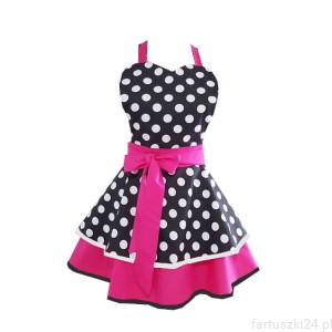 ELEGANCKI FARTUCH KUCHENNY sukienka RETRO