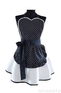 ELEGANCKI FARTUCH KUCHENNY sukienka RETRO  