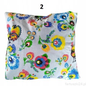 POSZEWKA NA JAŚKA lub  poduszkę FOLK40x40cm 