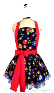 Fartuch fartuszek jak sukienka folk z koronką  (1) (1) (1) (1) (1) (1)