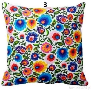 POSZEWKA NA JAŚKA lub  poduszkę FOLK40x40cm